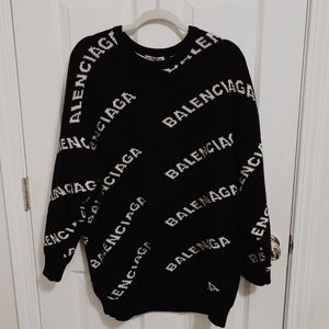 balenciaga sweater dress